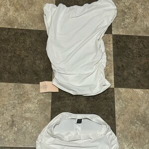 SHEINBAE White Skirt Set